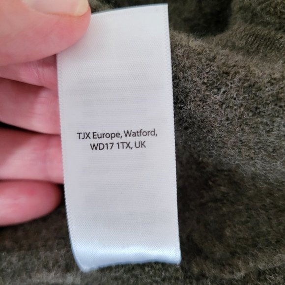 Adrienne Vittadini Merino Wool Grey Cardigan Sweater SZ S - Picture 7 of 7